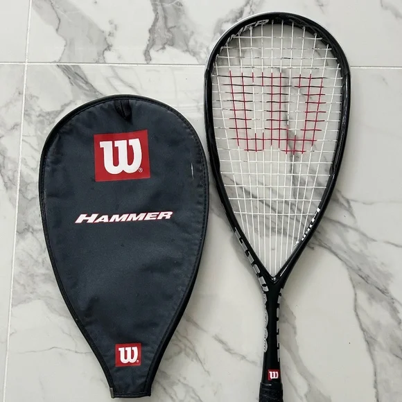 Pre Loved Wilson Squash Racquet & Case - Picture 1 of 6